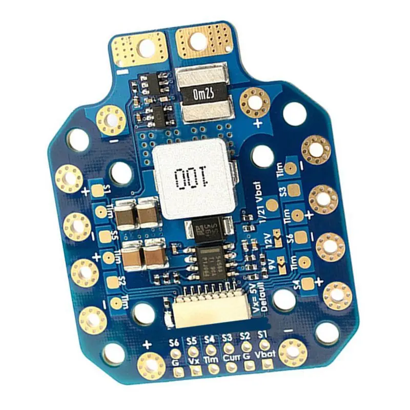 B48A 2X PDB-HEX 12S 5A 5V/9V/12V BEC لوحة توزيع الطاقة PDB 30.5X30.5Mm 20X20mm #4