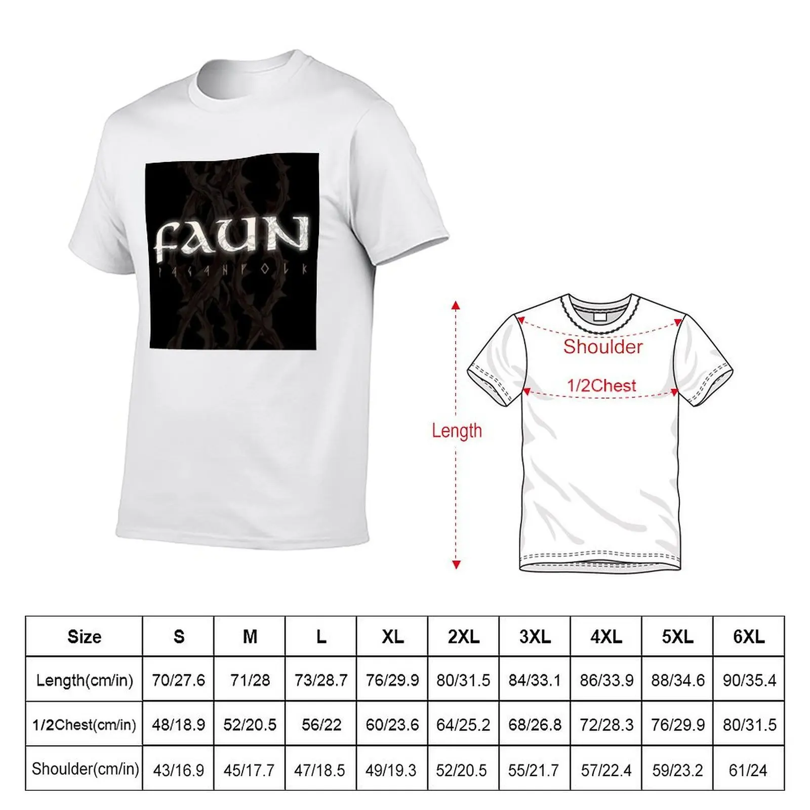 Show Faun Good Perform T-Shirt anime t shirts for man t shirts cotton 100% T-Shirt