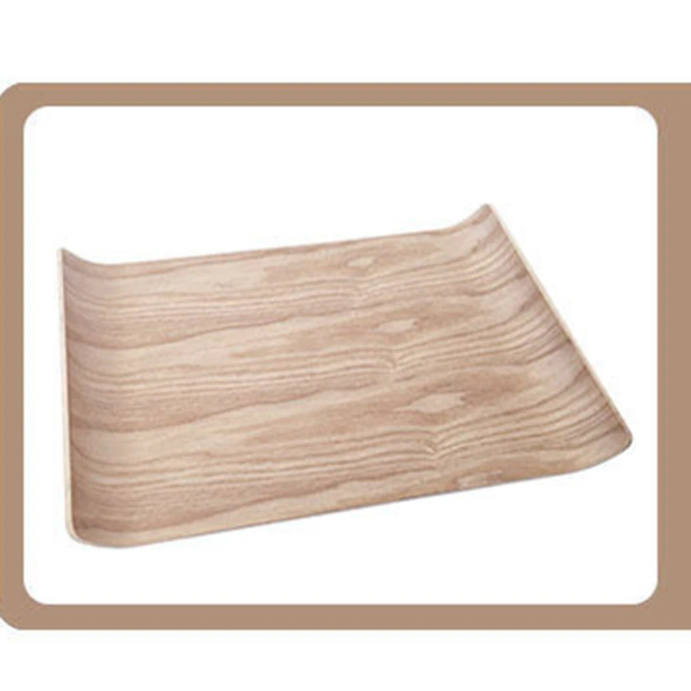 

Solid Wood Square Friut Tray Ashtree Creative Cake Tray Wooden Food Serving Tray for Breakfast in Bed Party Service