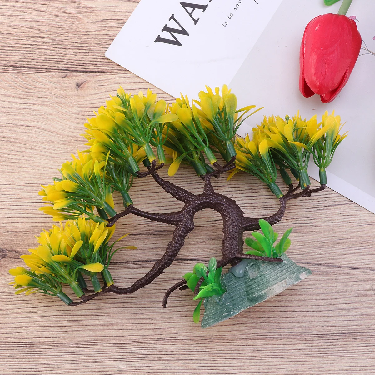 

Fish Tank Eucalyptus Decoration Artificial Plants For Aquarium Fresh Salt Water Plastic Plants Underwater Landscape Ornament