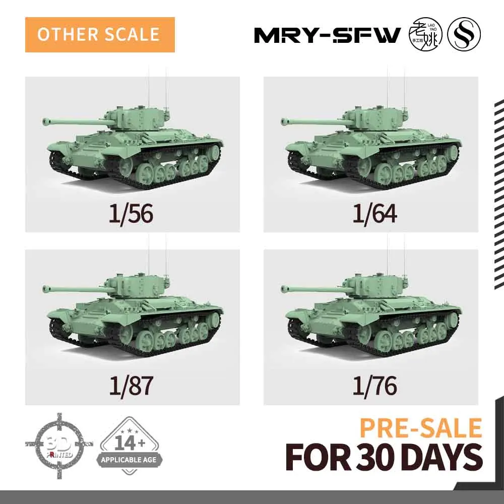 SSMODEL 557 V1.9 1/72 25mm Military Model Kit British Valentine.XI Infantry Tank Mk.III WWII WAR GAMES