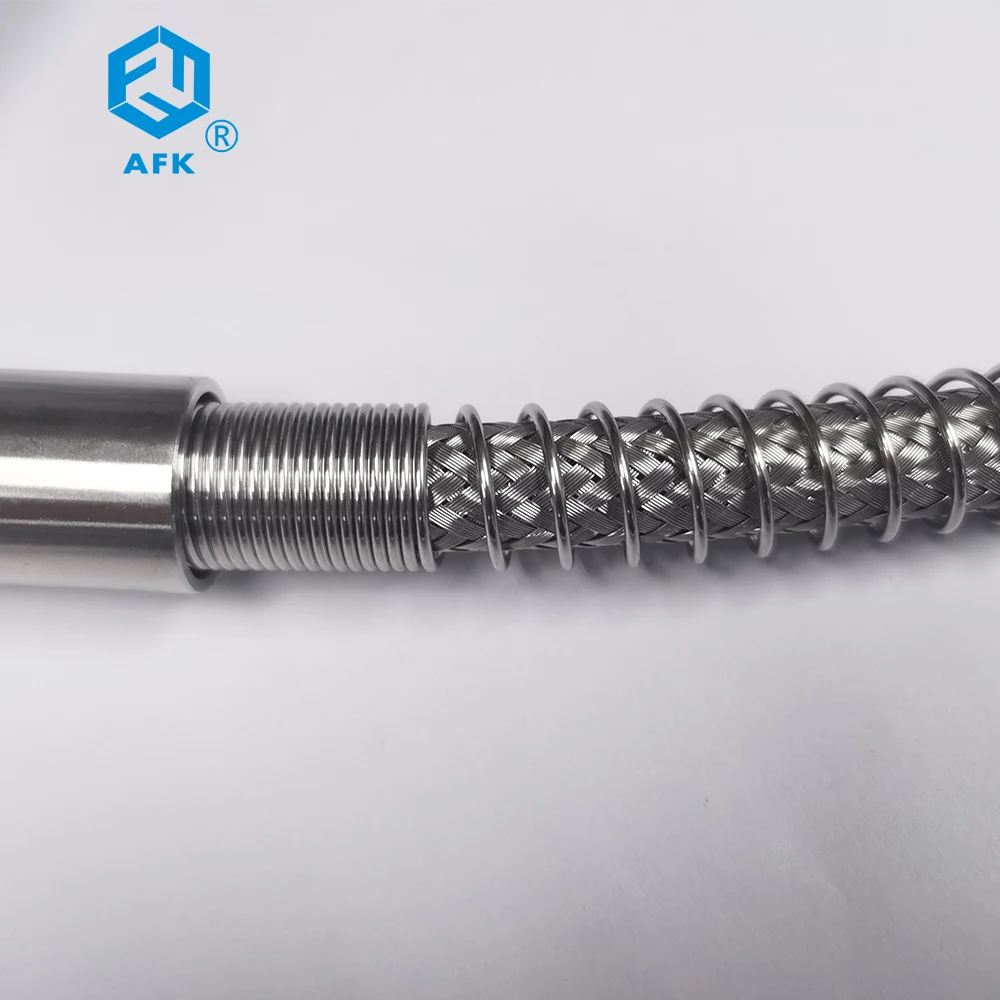 Mangueira Flexível de Aço Inoxidável, Compressor Fêmea, Ar Gás, Alta Pressão, 1/4NPT, 150cm, 200cm