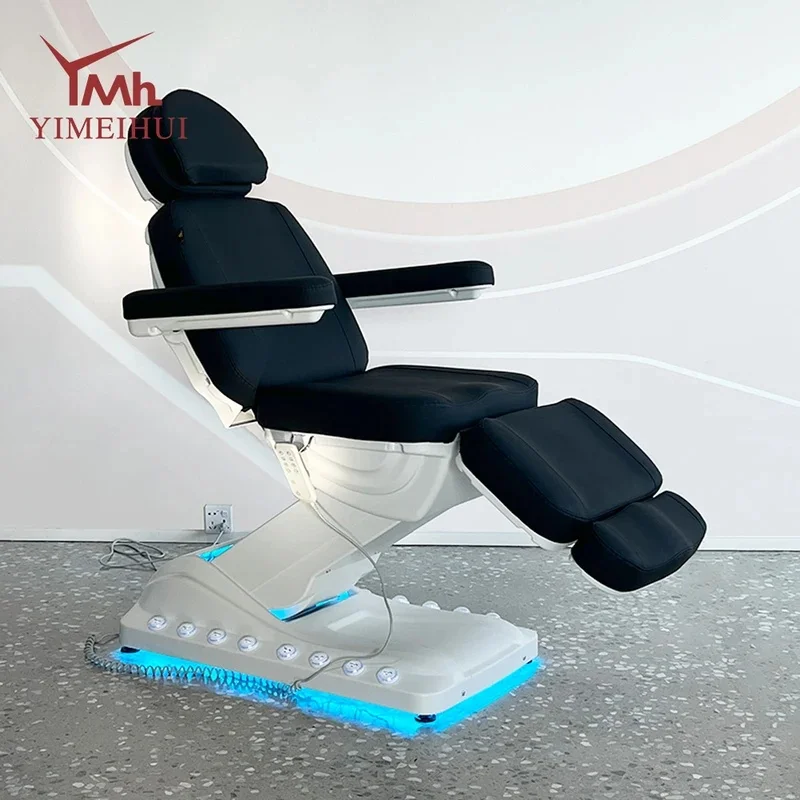4 motors Upgraded Foot Control and Remote Electric Universal Massage Bed