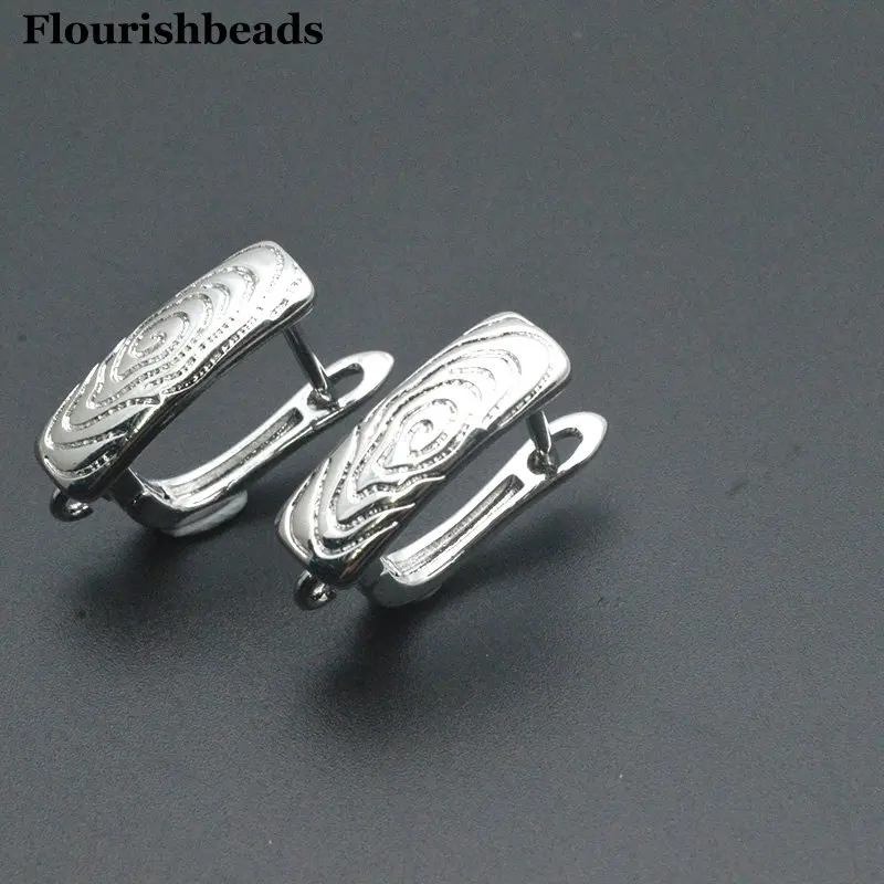 

30 шт., новый дизайн, резные счастливые облачные вены, широкая поверхность, серьги-крючки, застежки, высококачественная фурнитура для ювелирных изделий