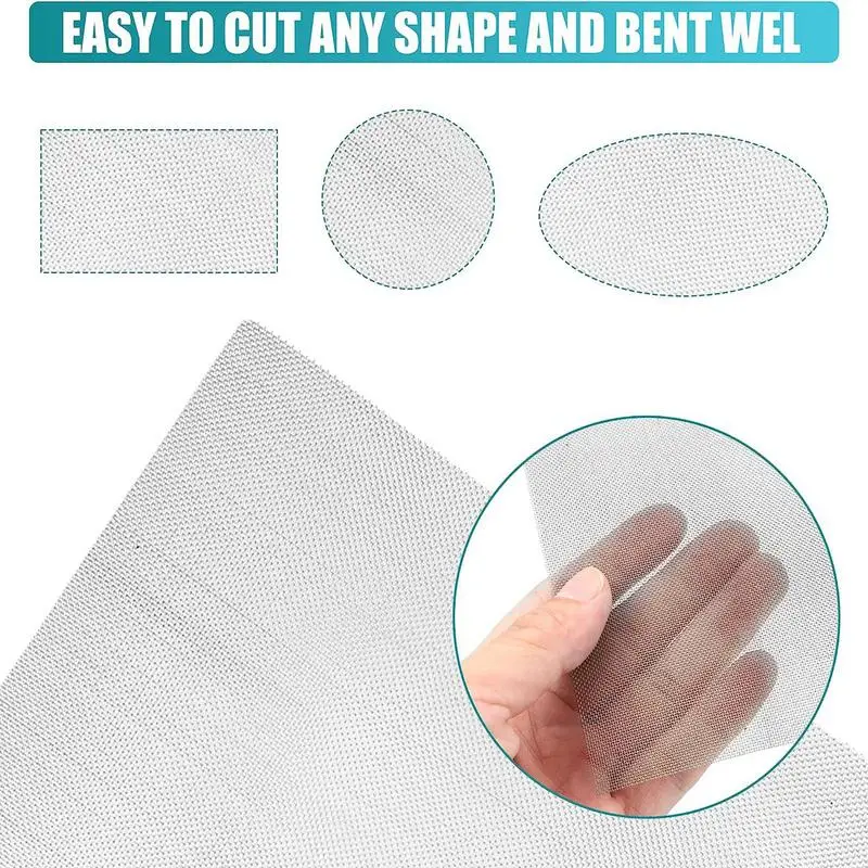 

Сетка для ремонта бампера из нержавеющей стали, многофункциональная плетеная сетка для ремонта бампера, 50 антикоррозийных элементов