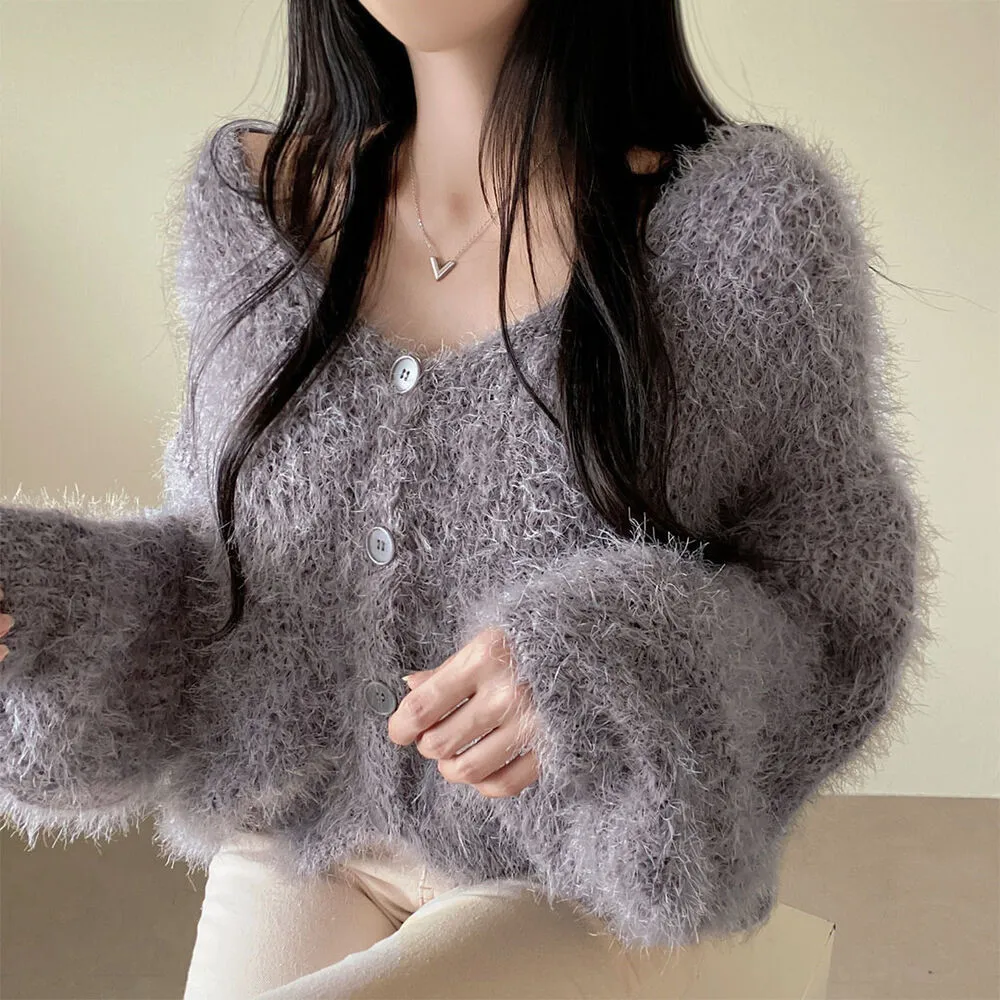 Ladies Spring Autumn Fashion Casual Warm Nice Cropped Cardigan Women Clothes Female OL Winter Sweater Cheap Wholesale BAAY6958