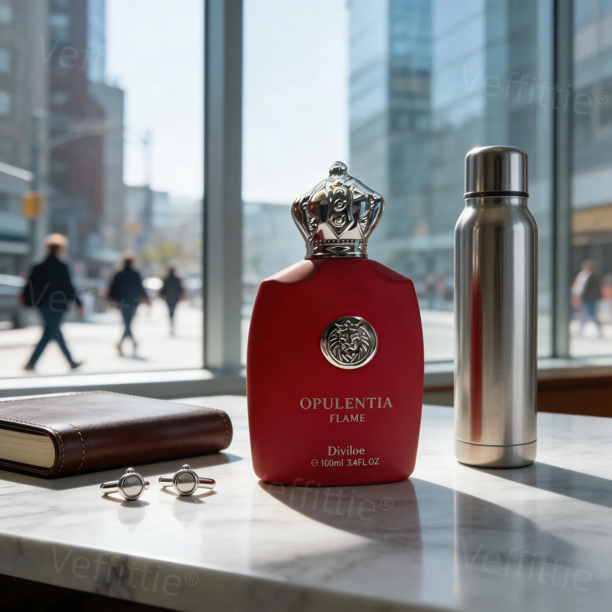 

Office Work Rose Sandalwood Poise Unisex Eau De Parfum 3.4oz, Balanced Floral Woody Scent, Work Wear, Polished Vibe