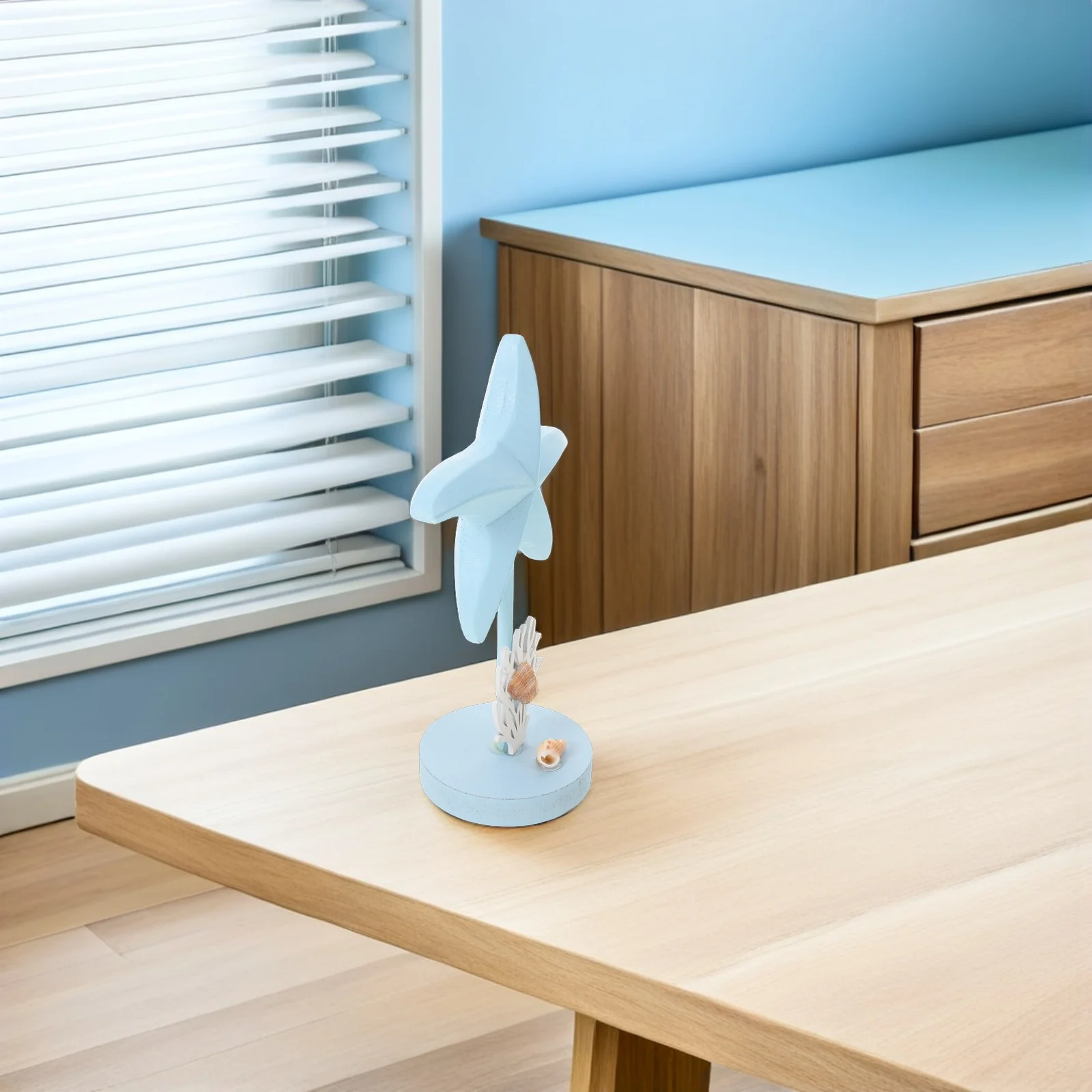 

Nautical Decor Rustic Wooden Coastal Summer Tabletop Ornament Beach Centerpiece Tiered Tray Shelf Accent Farmhouse