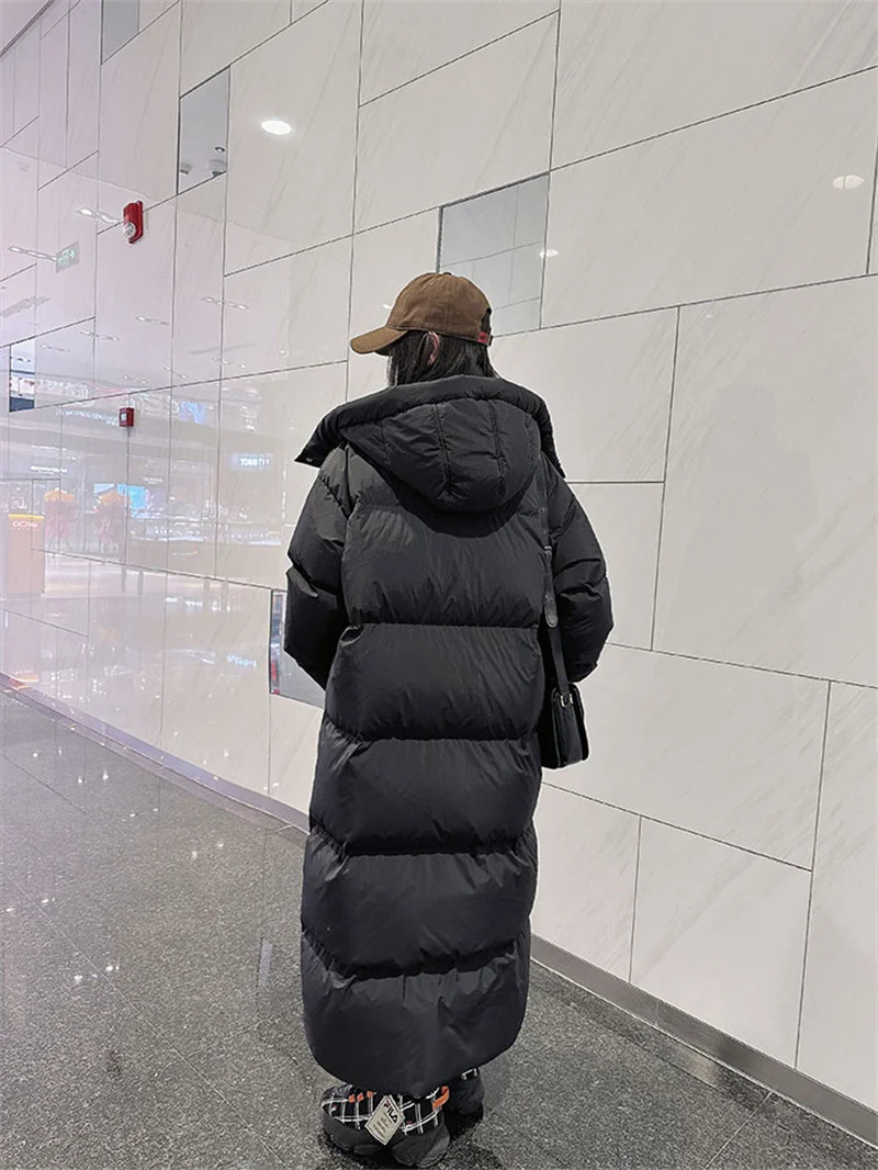 ZAROY Padded Women Jacket Windproof Warm Winter Long Parkas Overcoat Loose Casual Hoodie Coat Skiing Outerwear Длинные п
