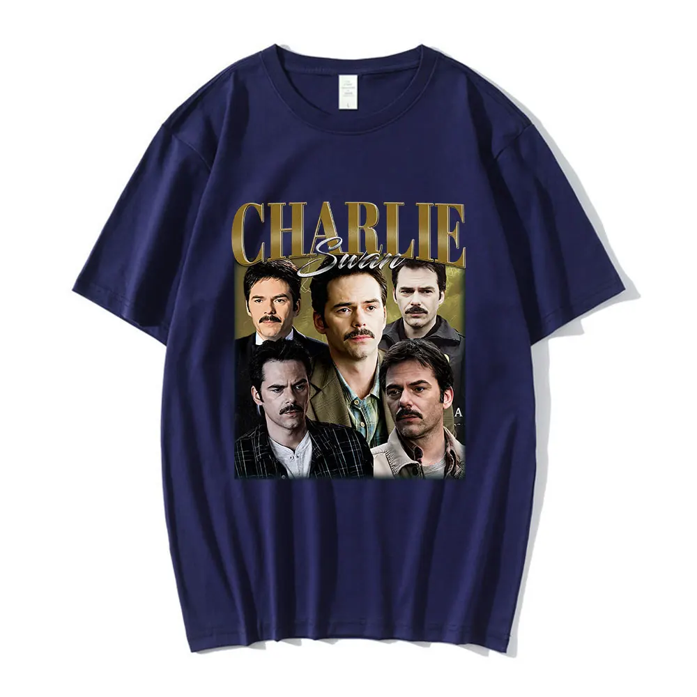 Billy Burke T Shirt Twilight Saga Charlie Swan Graphic T Shirts Men Women Clothing Cotton Short Sleeve Oversized Tee Shirt Y2K