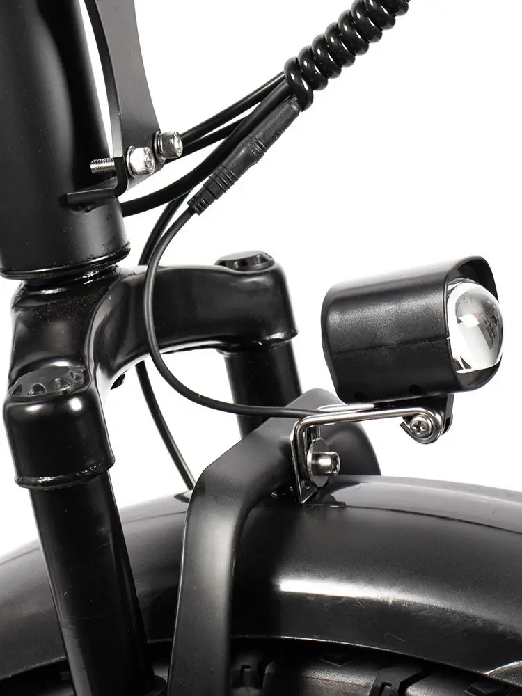AliExpress chamrider 3W E-bike Headlight with Horn - DC 20 - 72V, IPX4 Waterproof - 260LM - 3 Pins - Ideal for Electric Bikes & Scooters