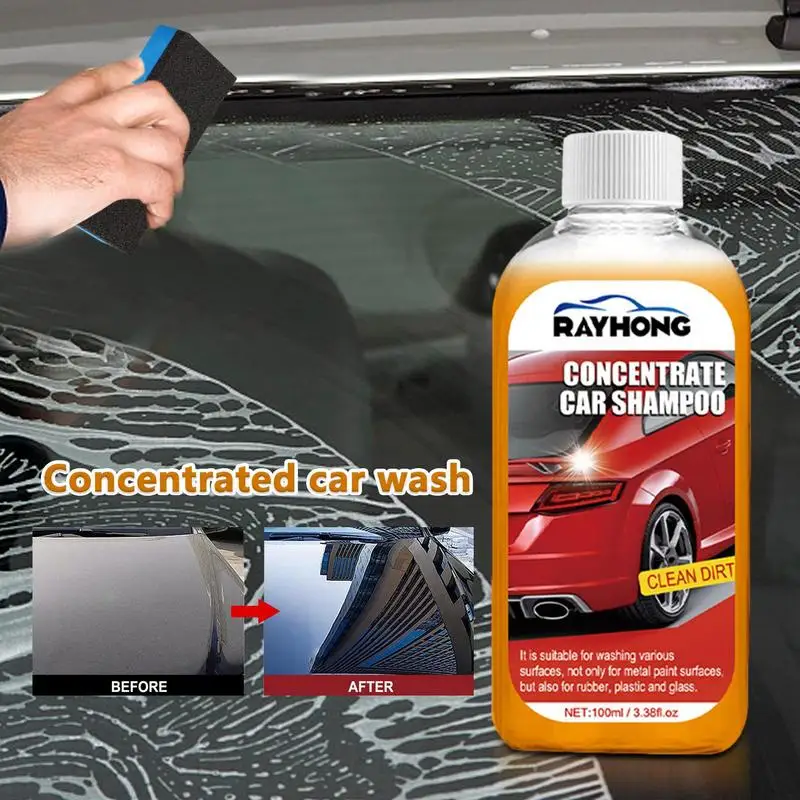 Car Exterior Shampoo Multipurpose Automotive Vehicle Wash Active Foam Strong Decontamination Automobiles Cleaning Shampoo