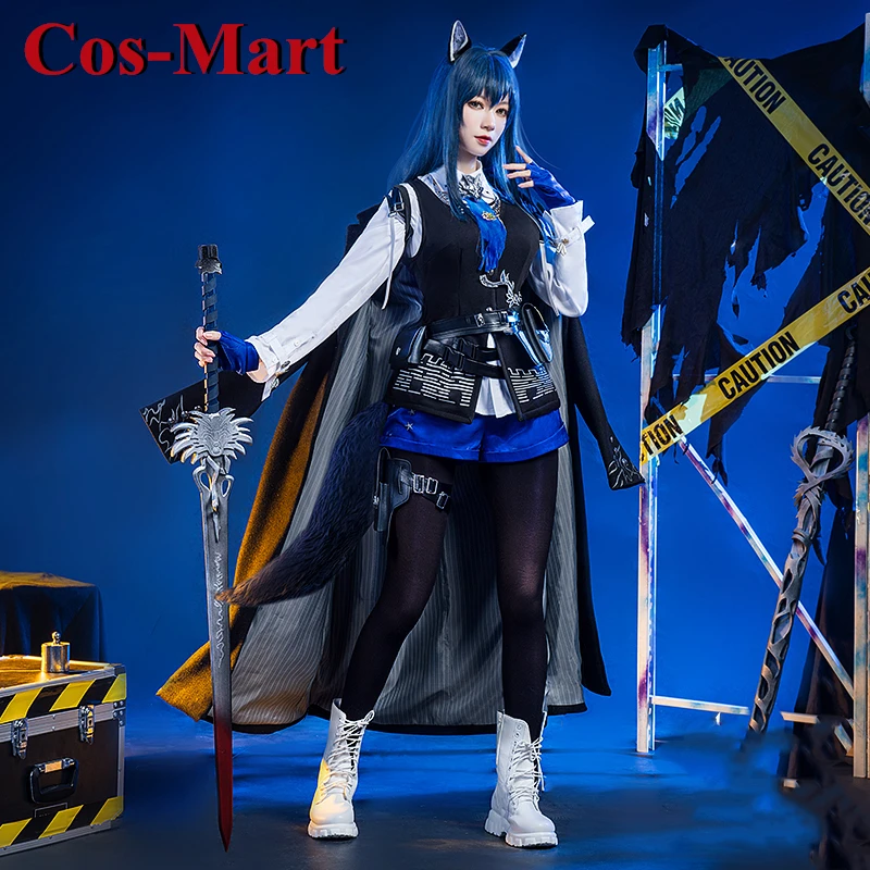 Cos-Mart Game Arknights Texas Cosplay Costume Gorgeous Fashion Battle Uniform Activity Party Role Play Clothing