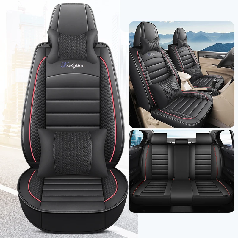 Универсальный чехол на автомобильное сиденье из искусственной кожи с полным покрытием для всех моделей автомобилей ACURA MDX Astra RDX CDX ZDX RL TL RSX Автомобильные аксессуары Универсальный чехол на автомобильное сиденье из искусственной кожи с полным покрытием для всех моделей автомобилей ACURA MDX Astra RDX CDX ZDX RL TL RSX Автомобильные аксессуары