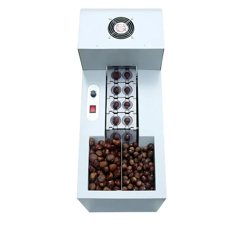 Professional  220V  Double Chain Electric Chinese Chestnut Shell Opening Machine