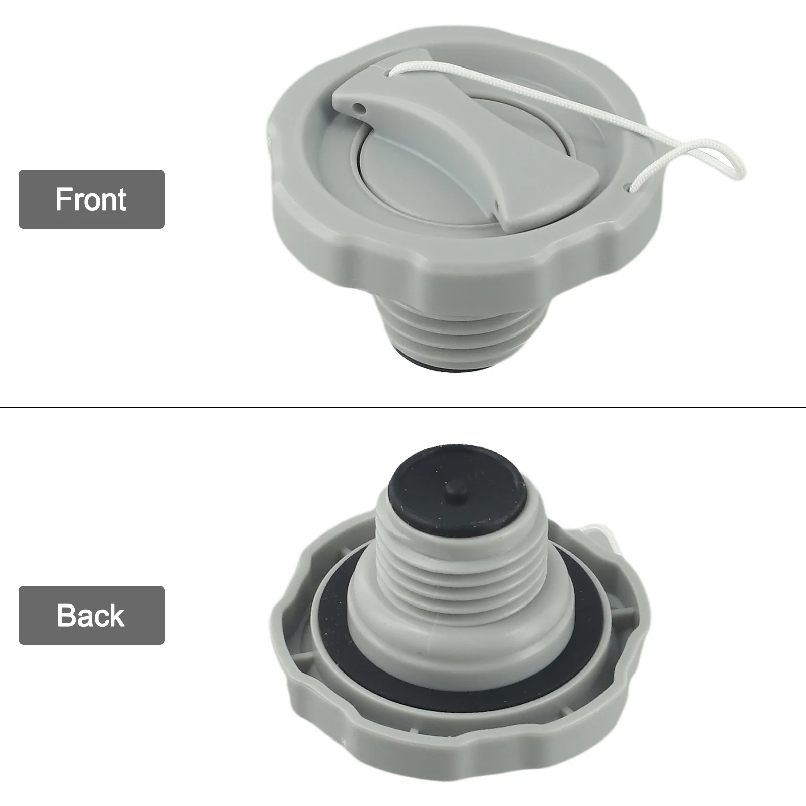 Para duraplus spa para p06757 tampa de parafuso de inflação para fácil configuração para manutenção de spa tampa deflação de vedação segura cinza