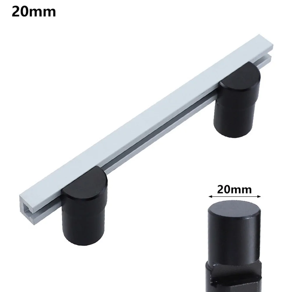 Planing Stop Board For 20/19mm Hole Workbench Clamp Aluminum Alloy Baffle Plate Tenon Baffle Desktop Limit Block Power Tools