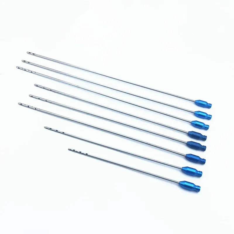 Liposuction Cannulas set Porous Facial Fat Transplant Cannulas Set Needle Luer Lock Liposuction Tools