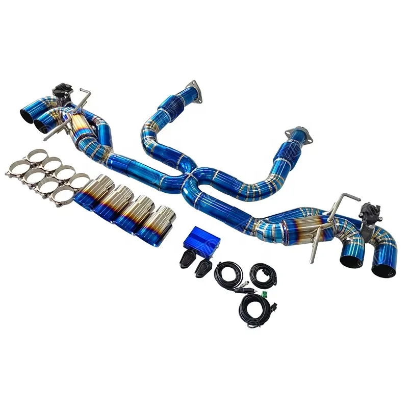 

JTLD Factory Direct Sales Titanium Exhaust System Catback X-pipe for Chevrolet Corvette C8