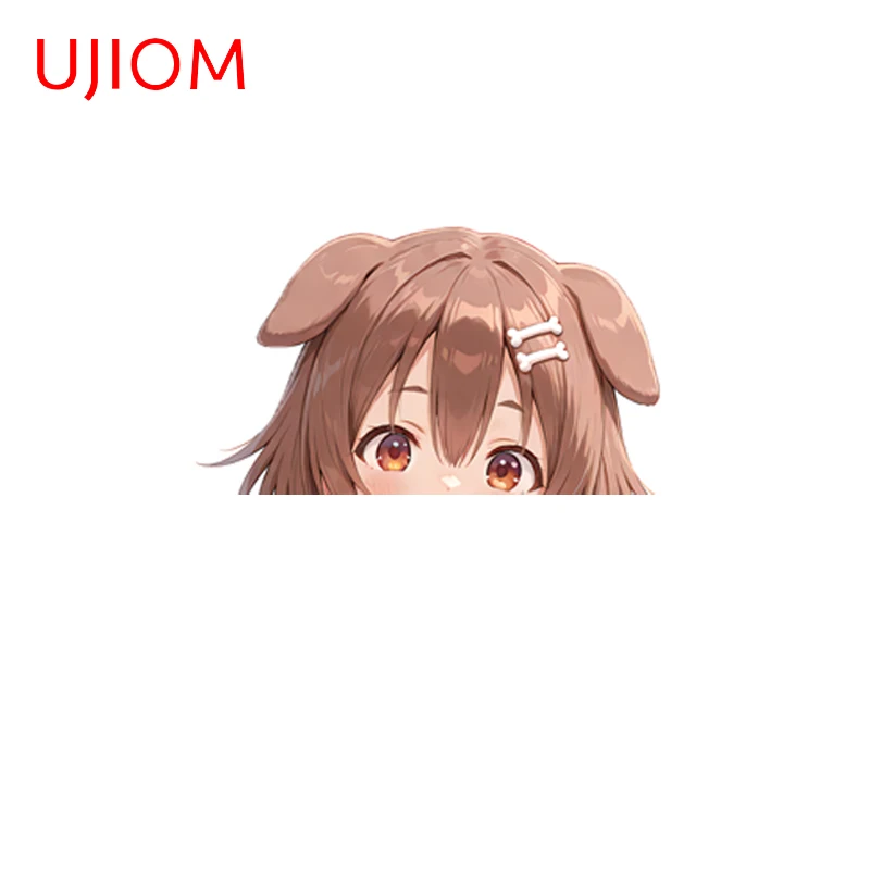 UJIOM Shigure Ui Vtuber Artistic Girl Wall Sticker Artistic Fashionable Eye Catching Waterproof PVC Decal Baby Nursery Room