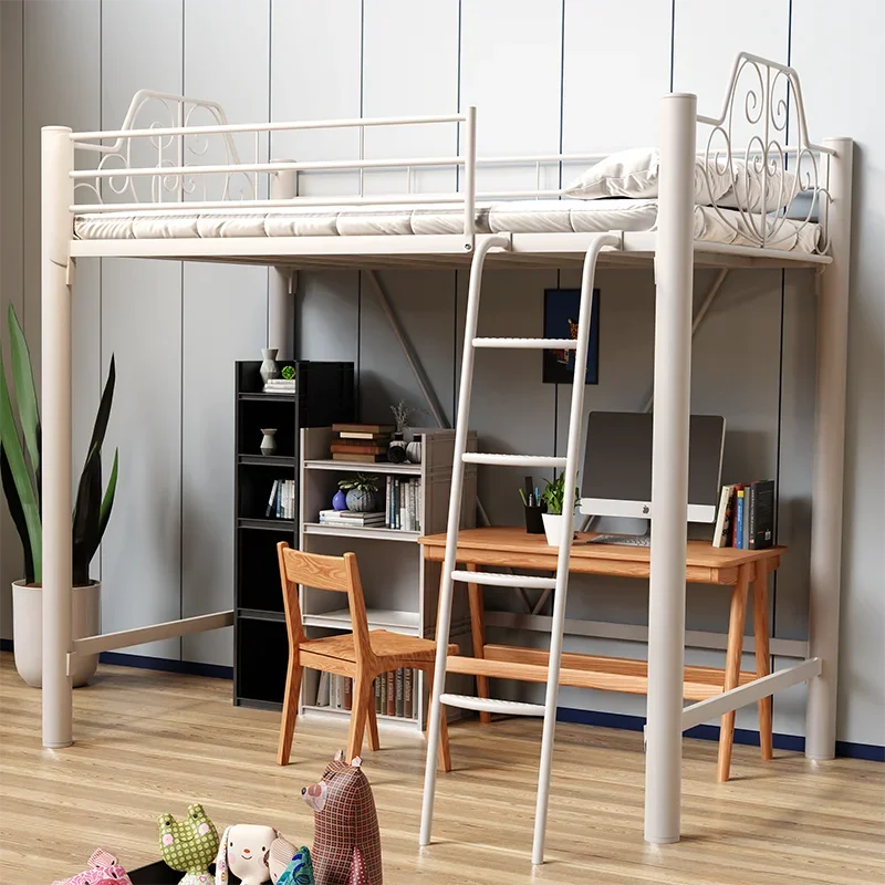

Loft Loft Desk Integrated Bed Elevated Bed Combined Sheet Upper Empty Lower Table Suspended Bed Under