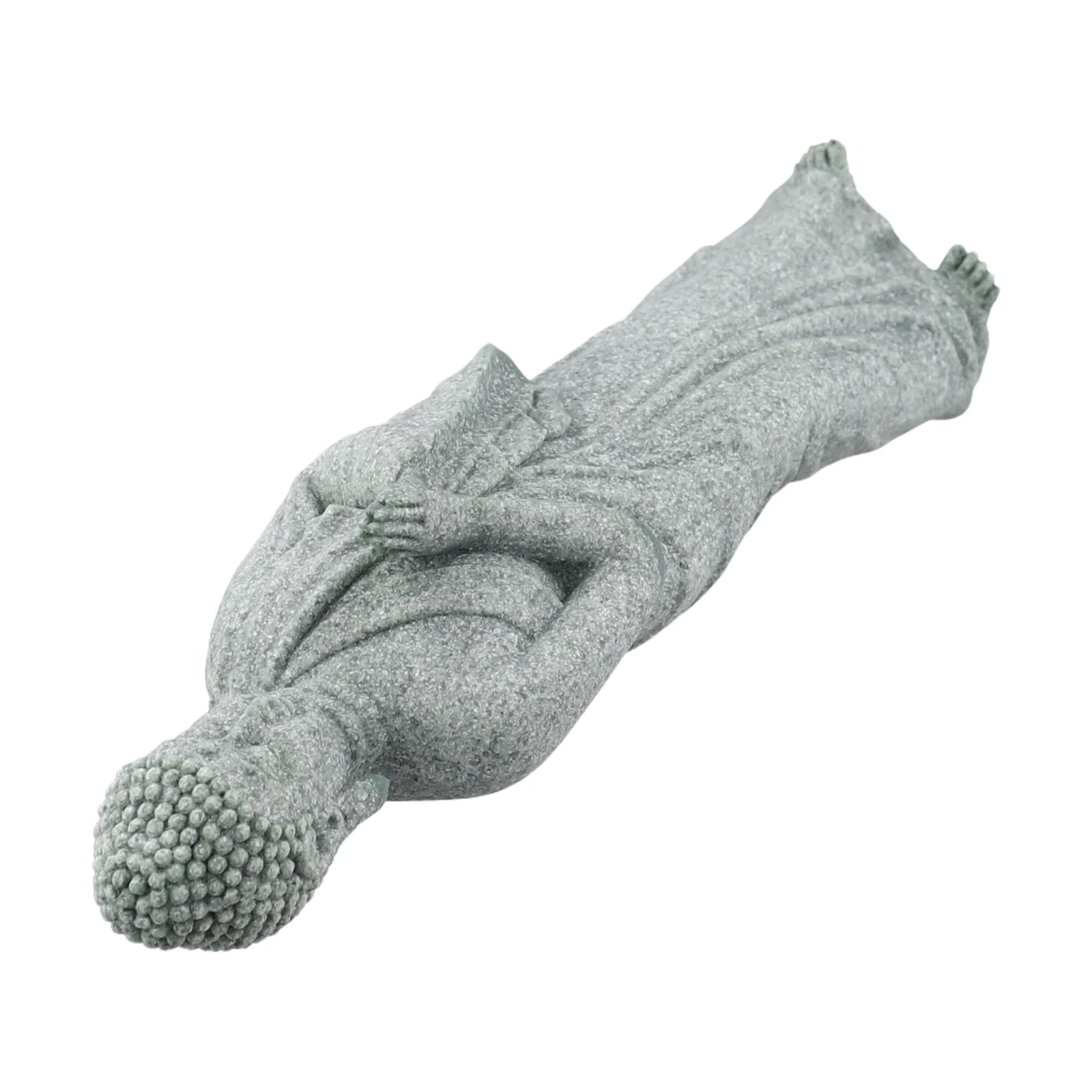 Ornaments Buddha 3.5x5.5x18cm Outdoor Sandstone Resin Standing Statue Sturdy Wood Effect High Quality Material