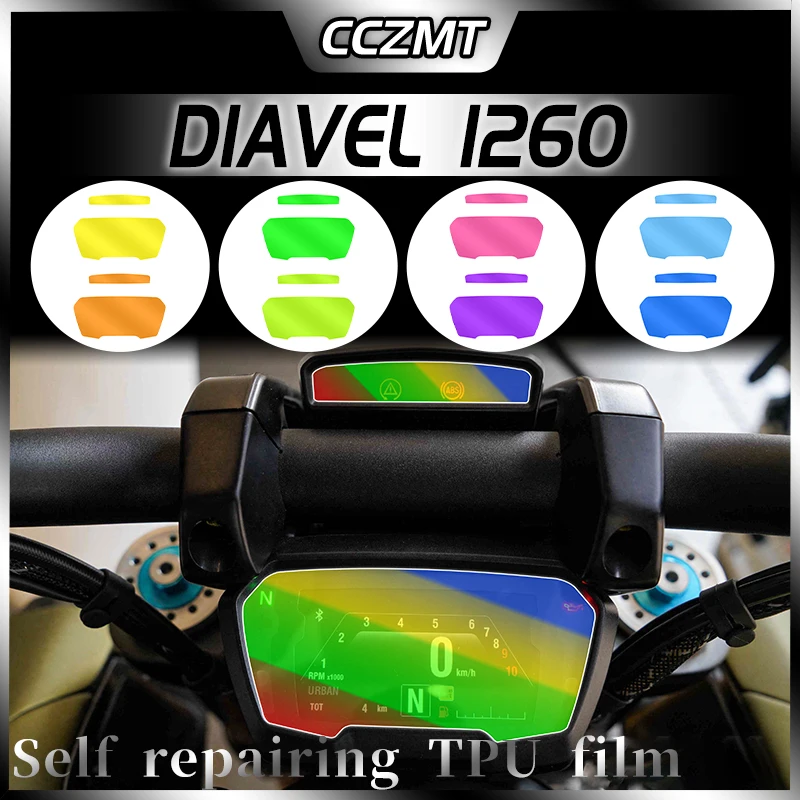 Motorcycle Scratch Cluster Screen Dashboard Protection Instrument Film For DUCATI DIAVEL 1260 1260S S 2019 2020 2021 2022