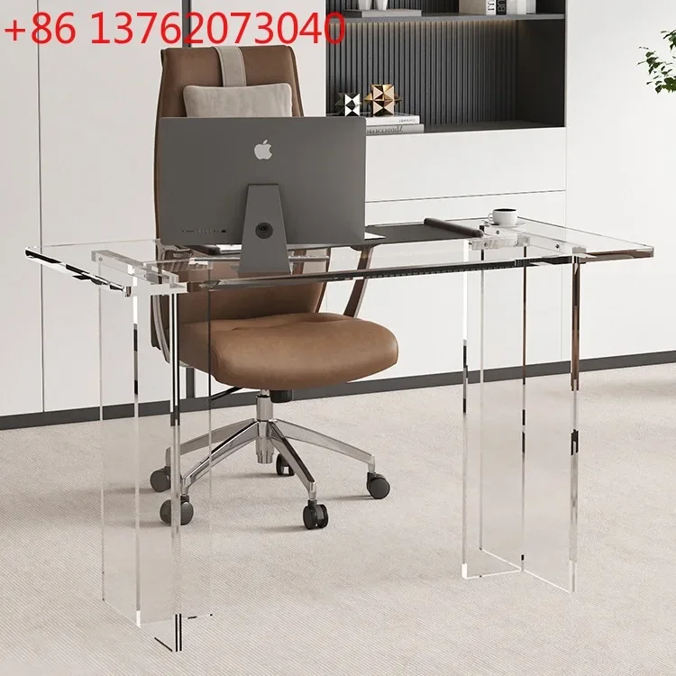 2026 Simple Solid Wood Desk Household Suspended Writing Table Negotiation Conference Long Table