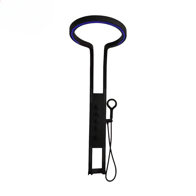 مجموعة دش الحمام متعددة الوظائف مع لوحة دش شلال خلاط LED