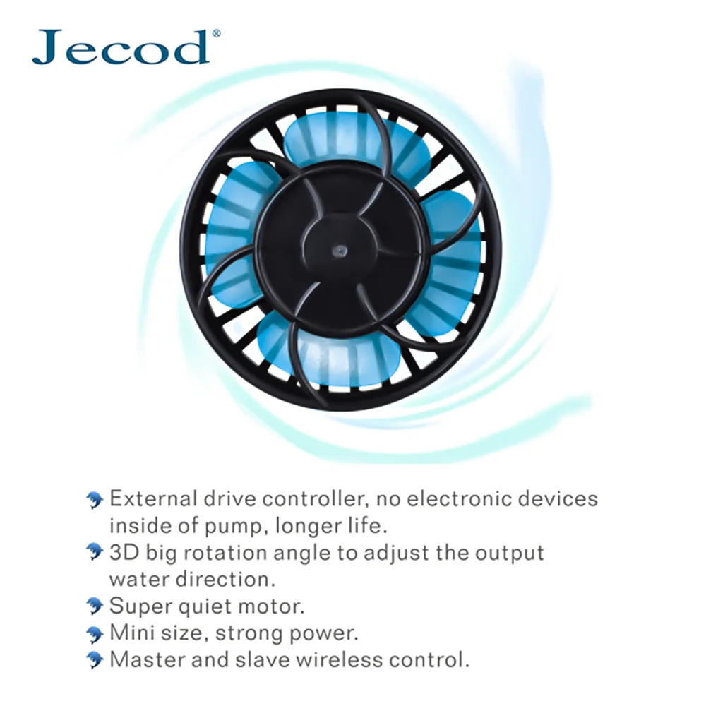 Jebao Jecod SLW Series Manual Control Constant Compatible SINE Aquarium Wavemaker Pump for Freshwater Saltwater Fish Tank