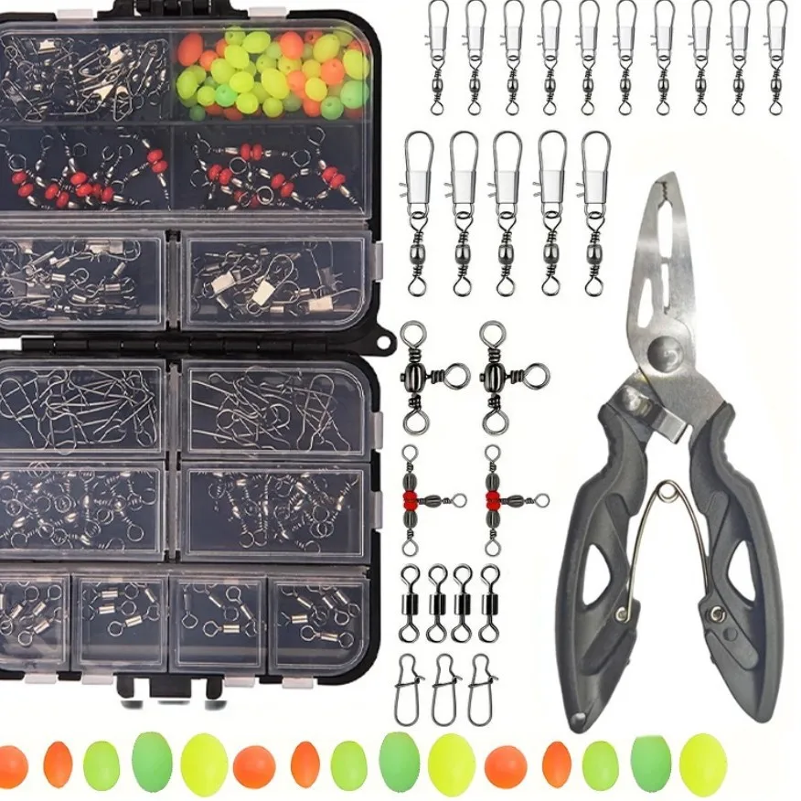 

Любители рыбалки, 140 шт., соединительное кольцо для рыбалки, шарикоподшипник в штучной упаковке, вращающийся морской окунь, форель, аксессуары для рыбалки в морской воде