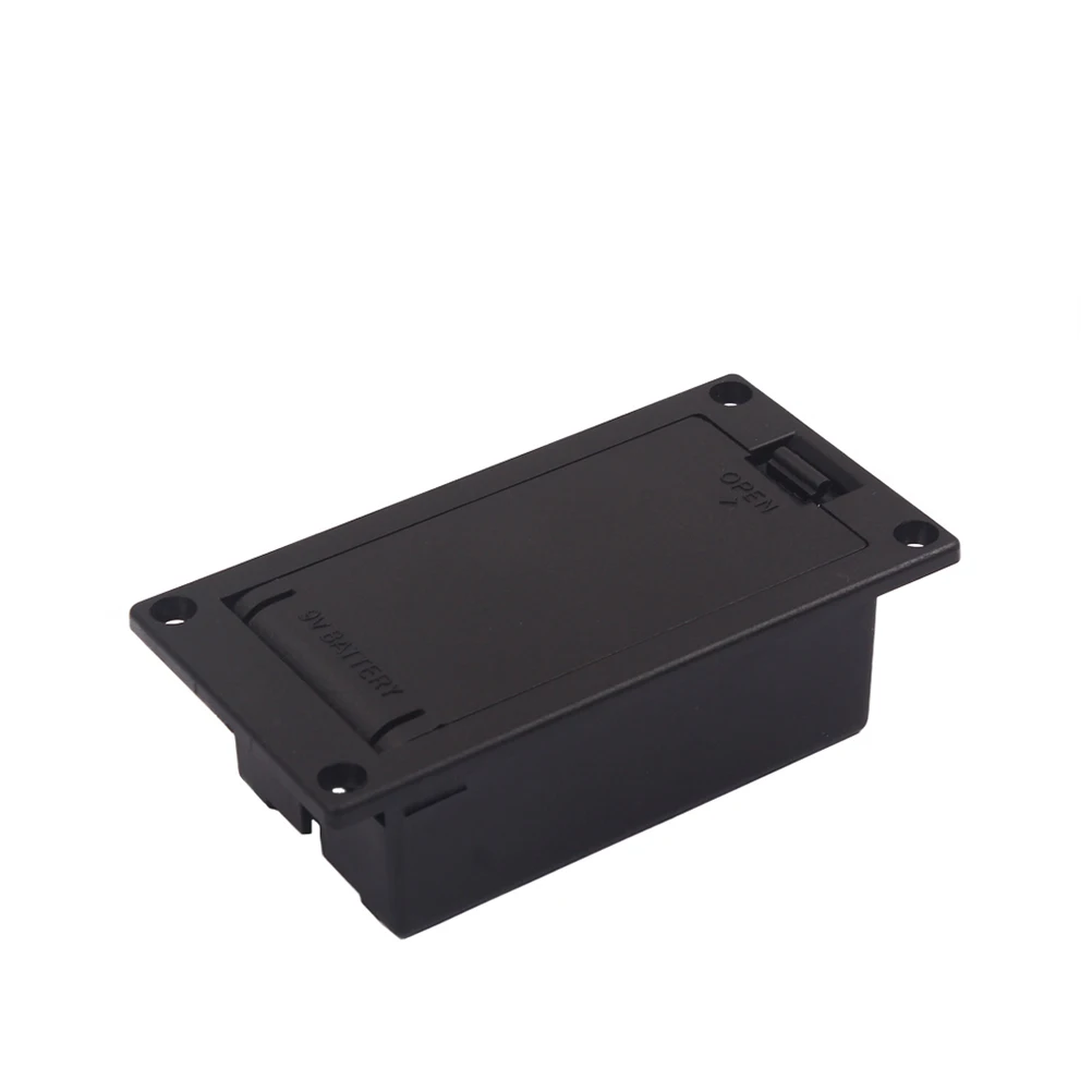 

9V Holder Case Storage Compartment For Guitar Bass Ukulele 9V Box Durable Material Easy Replacement
