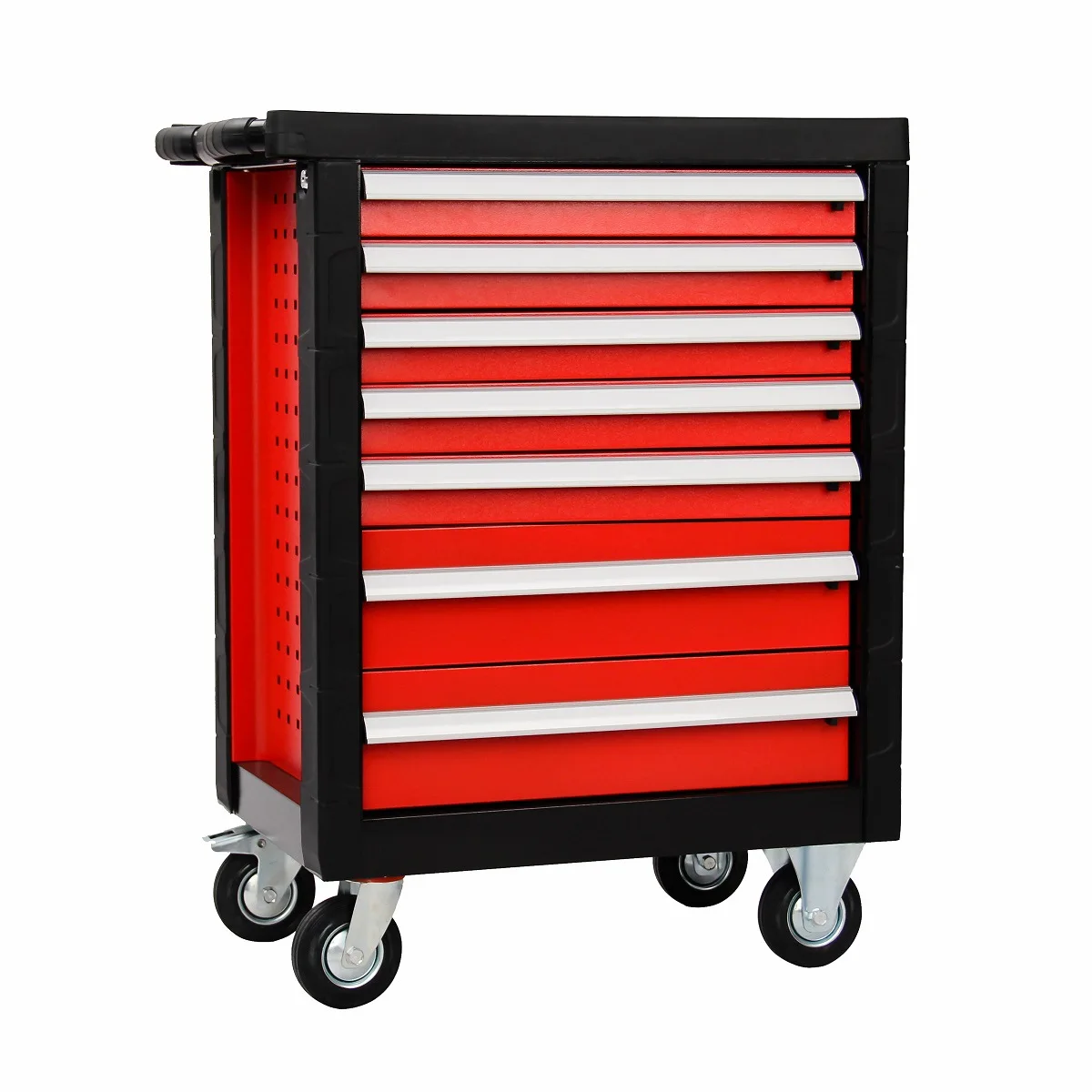 Heavy Duty Tool Storage Trolley Cabinet Auto Repair Tool Cart Garage Mobile Drawers Cabinet Workbench Keyed Roller Tool Chest
