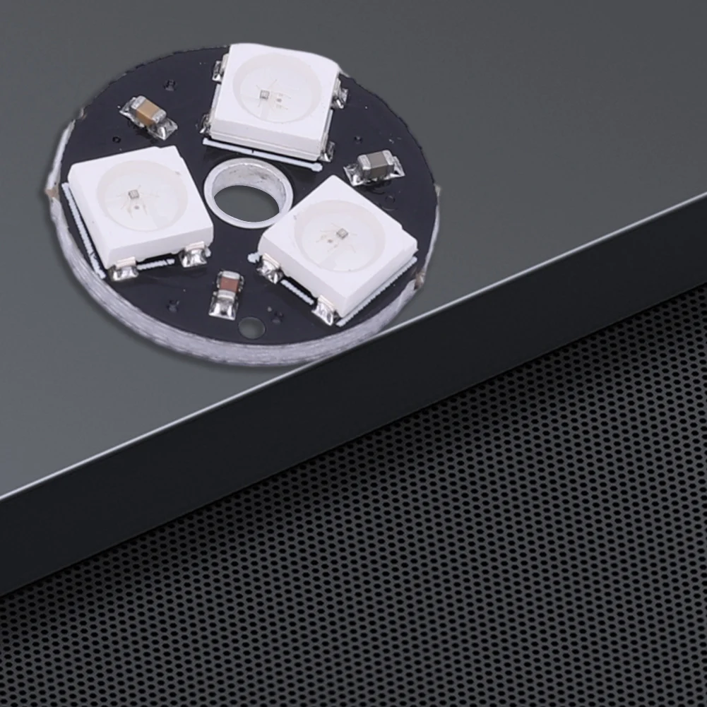 

WS2812B Lamp Development Module Round RGB LED Light Development Module 3 Bit 5V Electronic Components