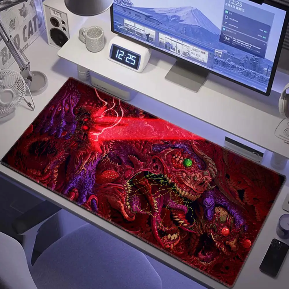 

Hyperbeast Mouse Pad Large Gamer XXL Keyboard Mat On Mat 900X400MM Carpet Rubber Desk Mat Gaming Mouse pad