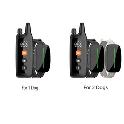 2023 New Dog Training Device Anti-Bark Rechargeable Waterproof 1000 ​meters Remote Control Pet Trainer Dog Collar