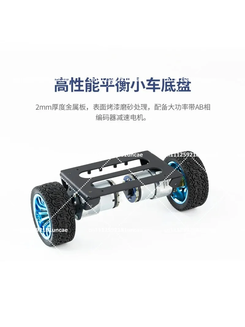 Two-Wheel Self-Balancing Robot Chassis Kit with PID Control, Encoder Motor & Obstacle Avoidance
