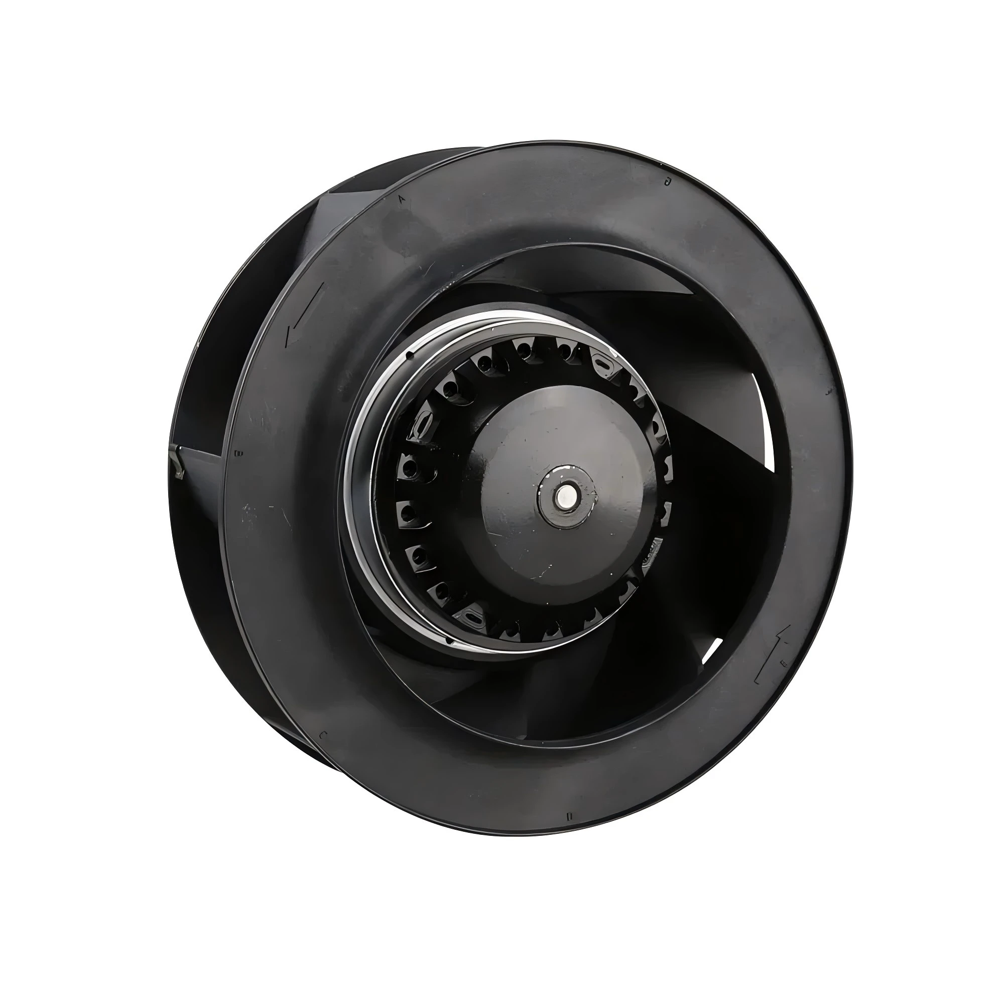 مروحة تبريد 175 مم 230 فولت 59 وات 2550 دورة في الدقيقة مراوح طرد مركزي منحنية خلفية