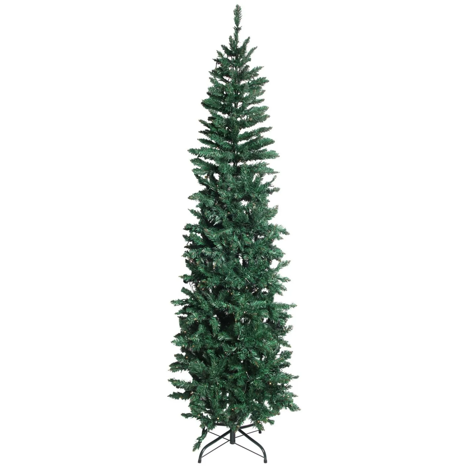 

6.5ft Pre-Lit Flocked Artificial Christmas Tree with 719 Tips - Fire Retardant PVC, Metal Stand, Easy 3-Step Assembly for Holida