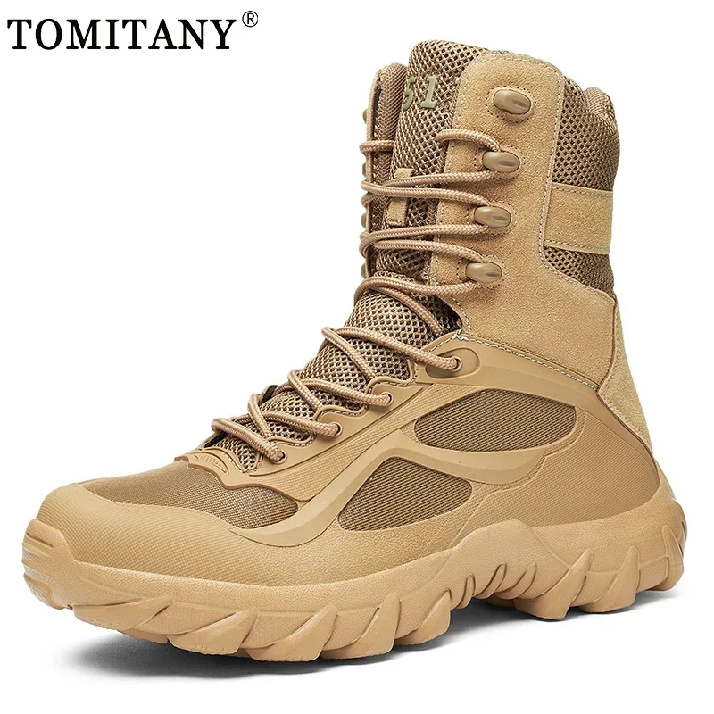 Botas militares tácticas al tobillo de invierno para exteriores - imagen 3