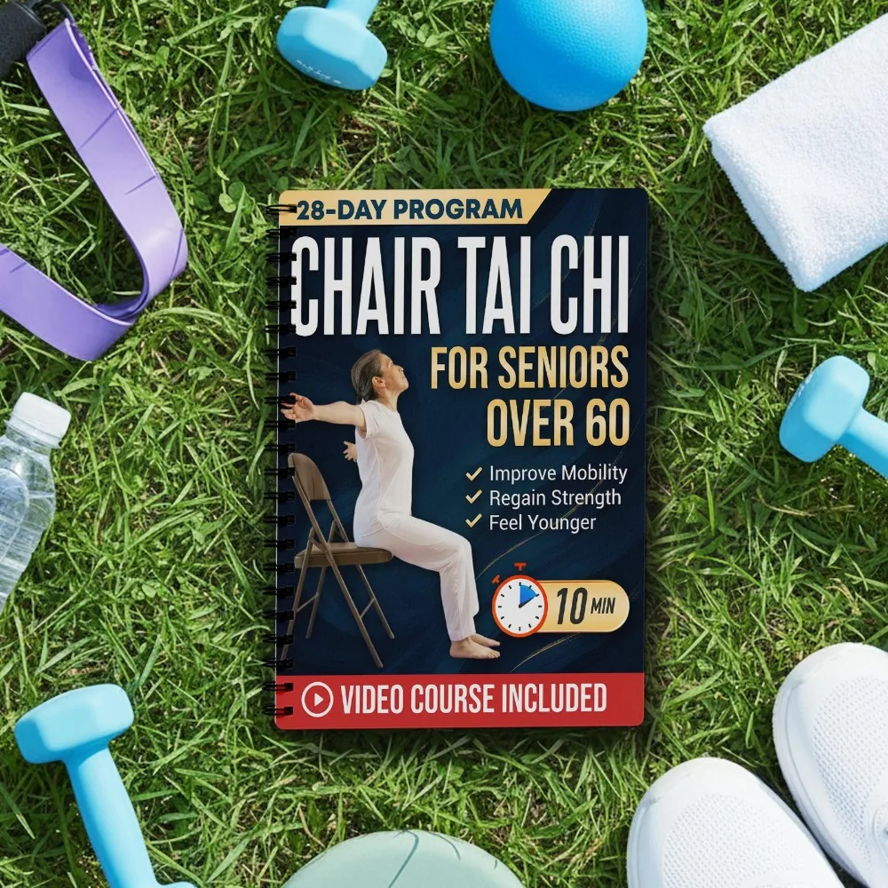 2026 new hair Tai Chi coil book 28 day training plan to improve mobility, home exercise and fitness