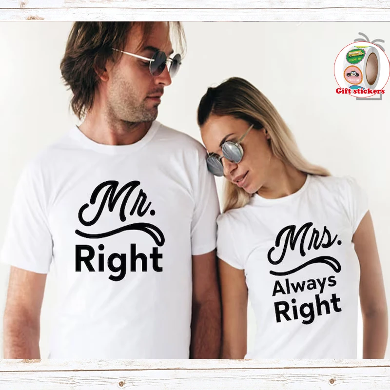 Mr and Mrs Shirts Just Married Shirts Honeymoon T Shirts Couple T shirt Mr and Mrs Couple Shirt Wedding Gift Anniversary Gift