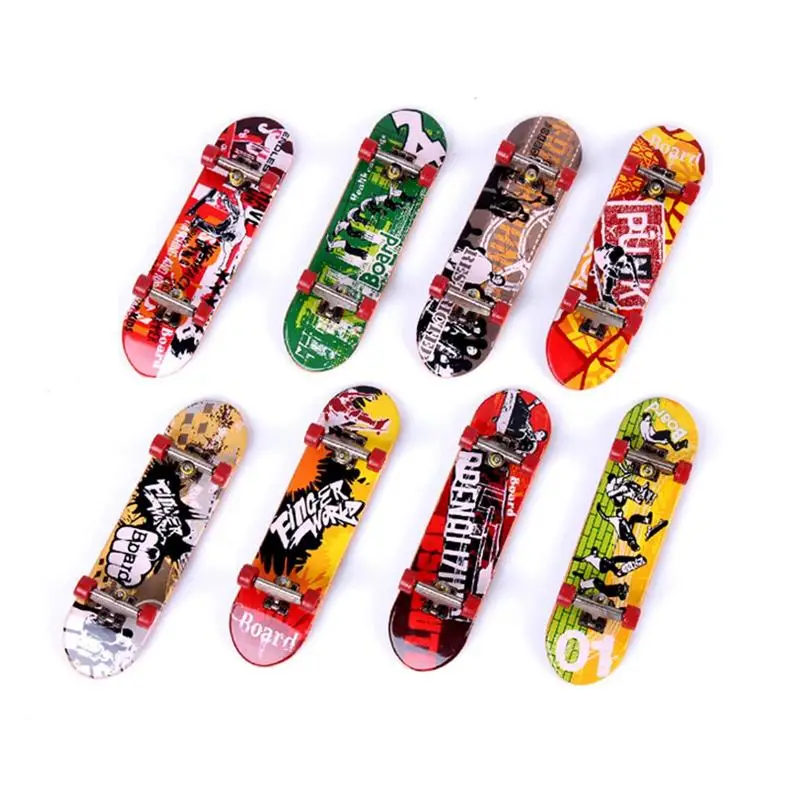 Lightweight Mini Skateboards Kit With DIY Skate Park Tech Parts Deck Stunt Professional Skateboard Tabletop Toys Finger Game