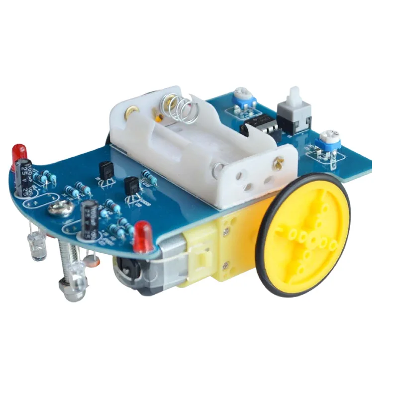 Kit de carro de rastreamento-1Line Inspection Trolley Line FinderDIYEComponentes eletrônicos