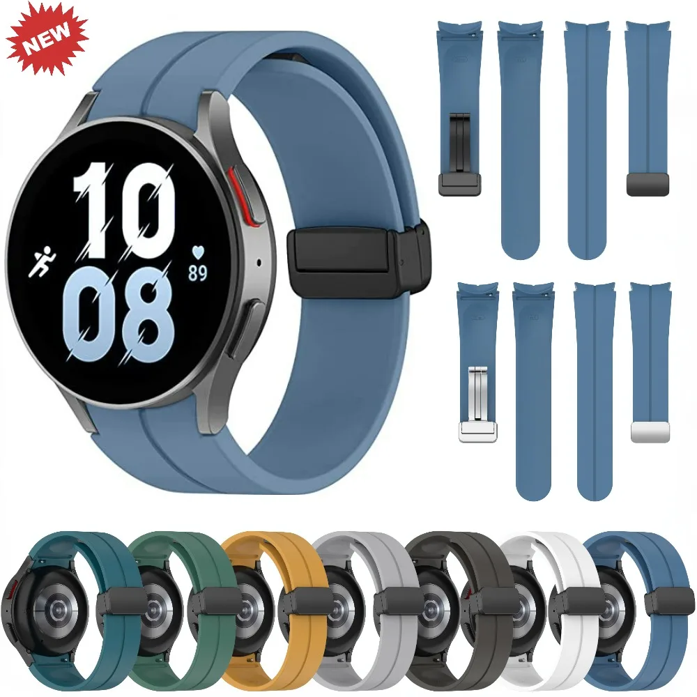 20mm Silicone Band for Samsung Galaxy Watch 5pro 45mm/7 6 5 4 44mm 40mm Bracelet for Samsung Watch 6classic 47mm 43mm 46mm Strap