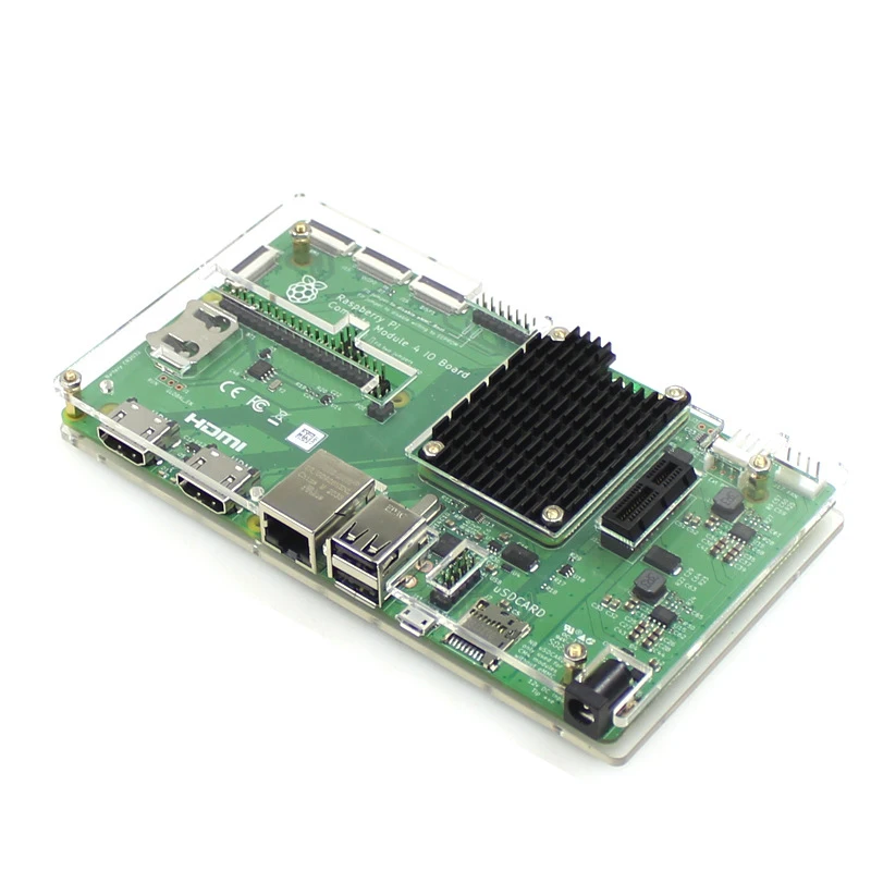CM4 IO Board Acrylic Case Raspberry Pi Compute Module 4 Enclosure