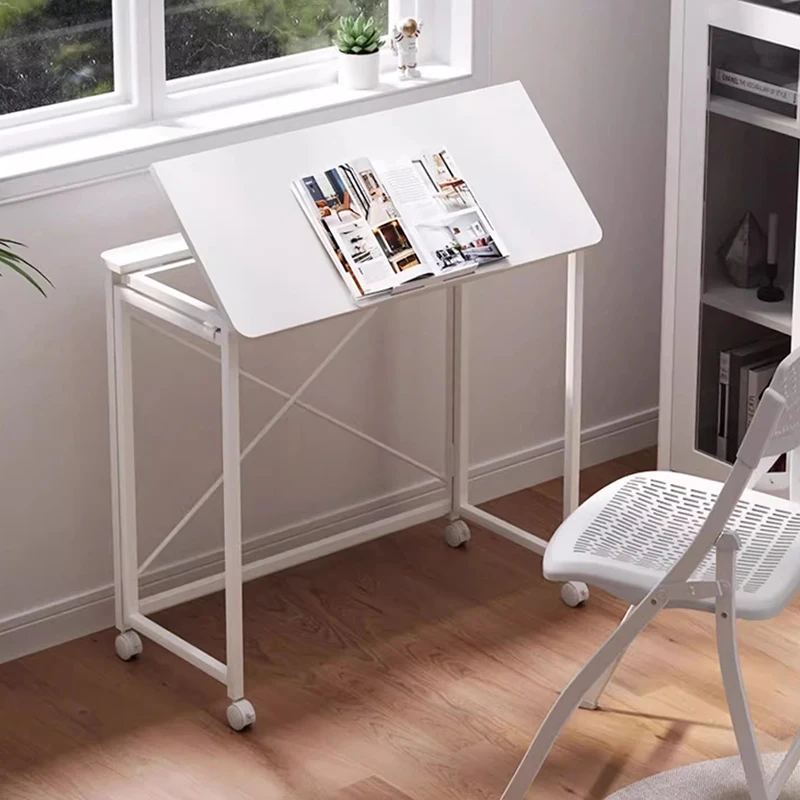 Modern Simple Folding Drawing Table Lift Tiltable Function Which Drawing Desk Workbench Computer Desk Study School Furniture FYD