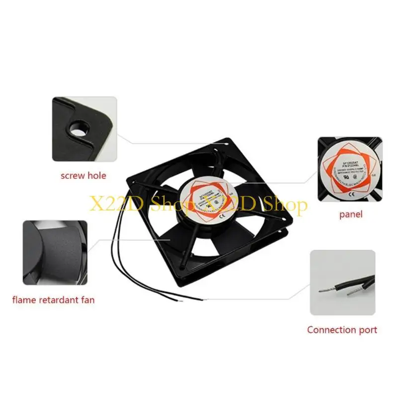 

X22D Incubator Cooling Fan Hatching Machine Exhaust Fan Industrial Egg Incubator Fan