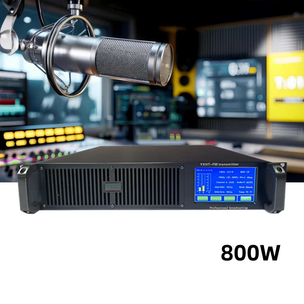 

Compact Solution: High-Power 2U,800W Touch-Screen FM Broadcast Transmitter