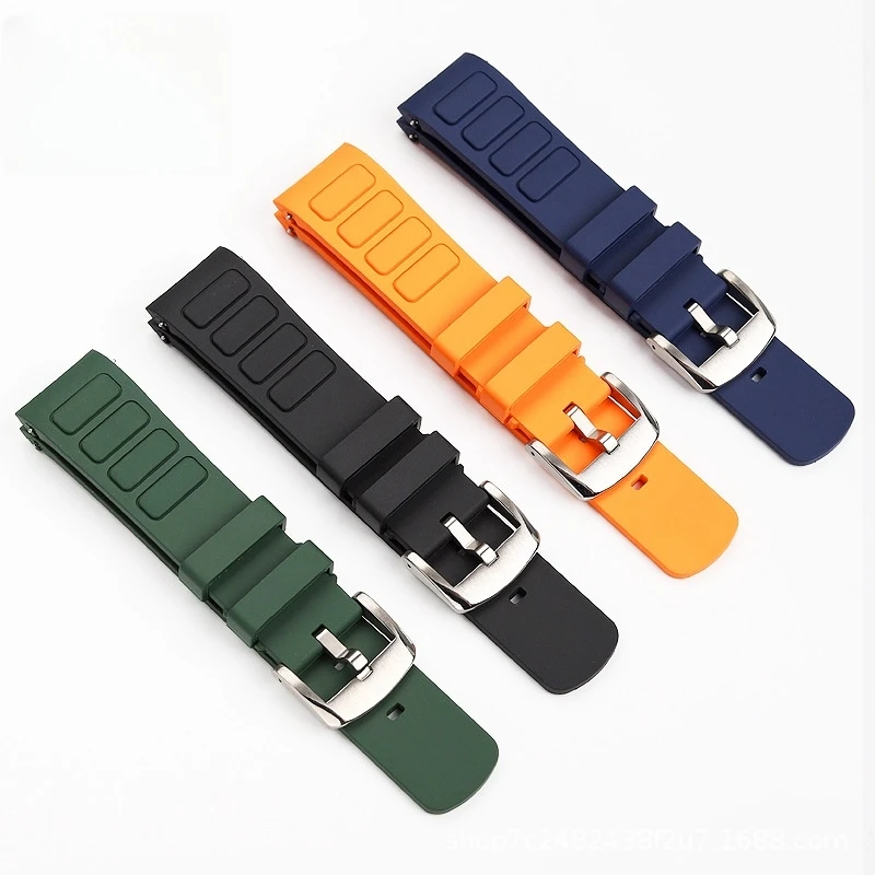 Ajuste para Mido Original correa de reloj de goma curvada 22mm para hombres reemplazo para la serie M049.526.17/11